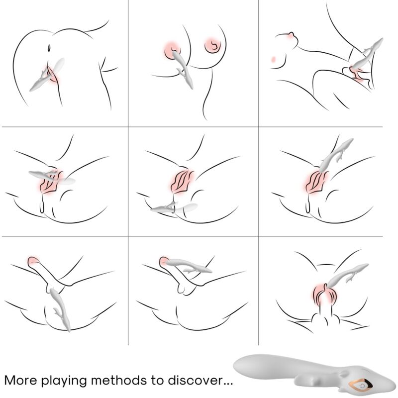 ARMONY - ELK VIBRATOR KANIN BUET RØD