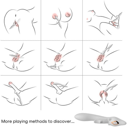 ARMONY - ELK VIBRATOR KANIN BUET RØD