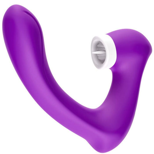 ARMONY - SECRETKISS LICKING VIBRATING CLIT &amp; VIBRATOR BUET LILLA