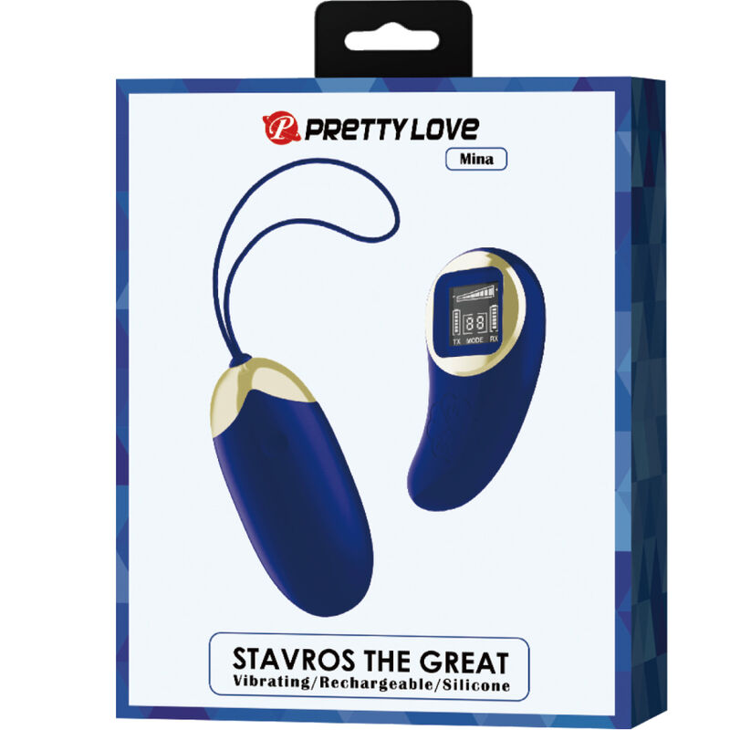 PRETTY LOVE - MINA VIBRATING EGG FJERNBETJENING BLÅ