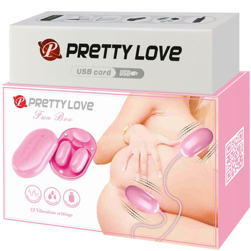 PRETTY LOVE - SJOV ÆSKE PINK VIBRERINGSKULLE