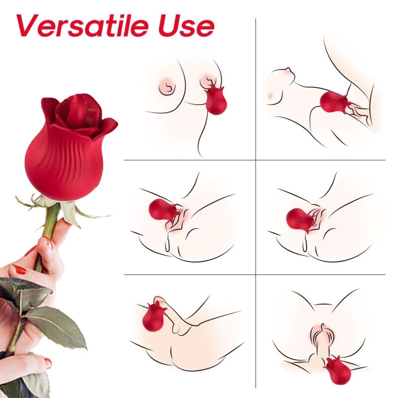 ARMONY - ROSE VIBRATOR &amp; STIMULATOR RØD