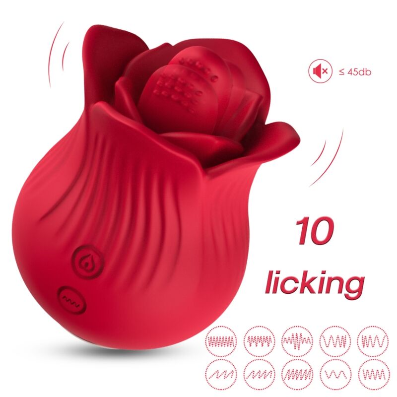ARMONY - ROSE VIBRATOR &amp; STIMULATOR RØD