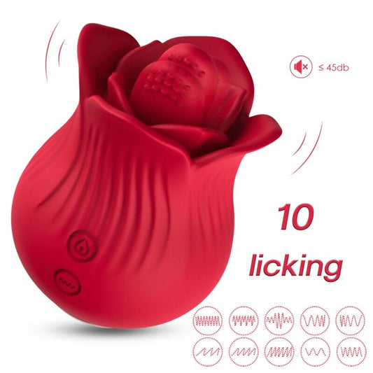 ARMONY - ROSE VIBRATOR &amp; STIMULATOR RØD