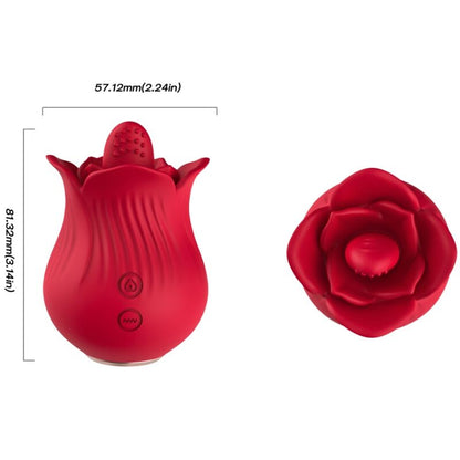 ARMONY - ROSE VIBRATOR &amp; STIMULATOR RØD