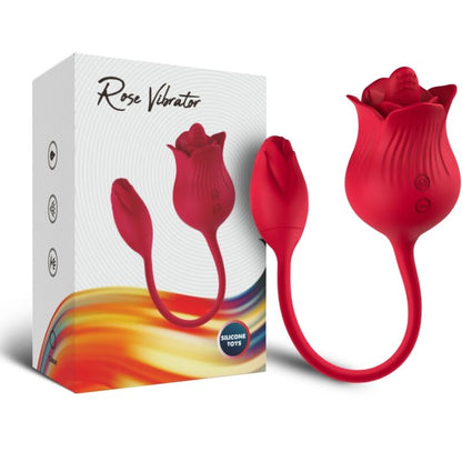 ARMONY - PINK CLITORIS STIMULATOR VIBRATOR MED HALE 10 MODES RØD