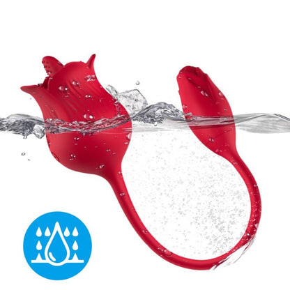 ARMONY - PINK CLITORIS STIMULATOR VIBRATOR MED HALE 10 MODES RØD