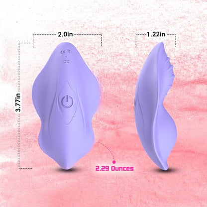 ARMONY - WHISPER BÆRDIGE TRUSSER VIBRATOR FJERNBETJENING LILLA