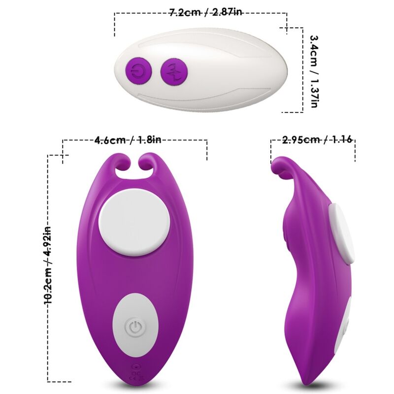 ARMONY - BÆRDIGE HONINGBI TRUSSER VIBRATOR G-SPOT FJERNBETJENING LILLA