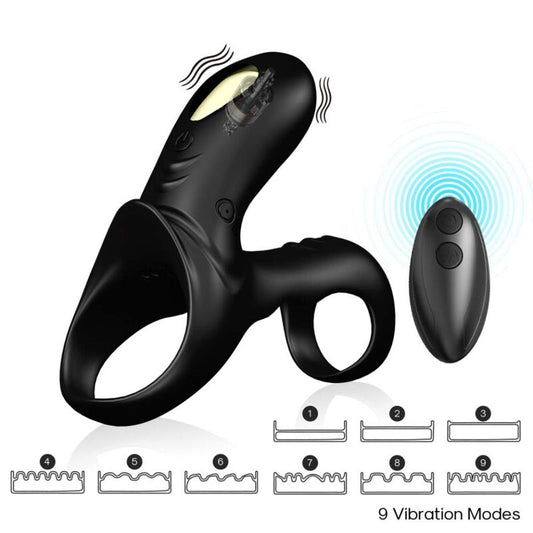 ARMONY - RANGER DOBBELT VIBRATORRING TIL PAR SORT