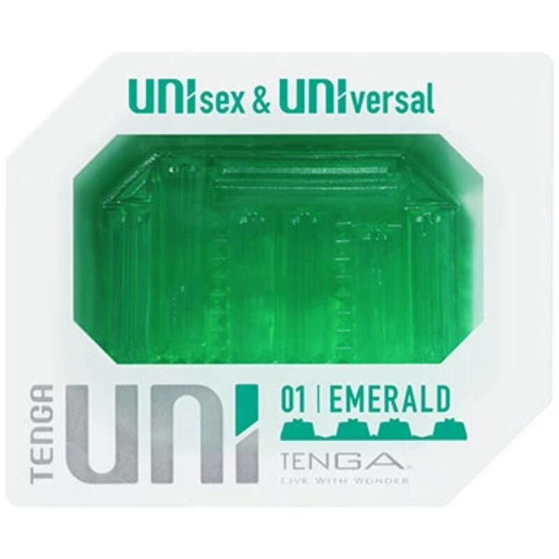 TENGA - UNI EMERALD MASTURBATOR FINGRING