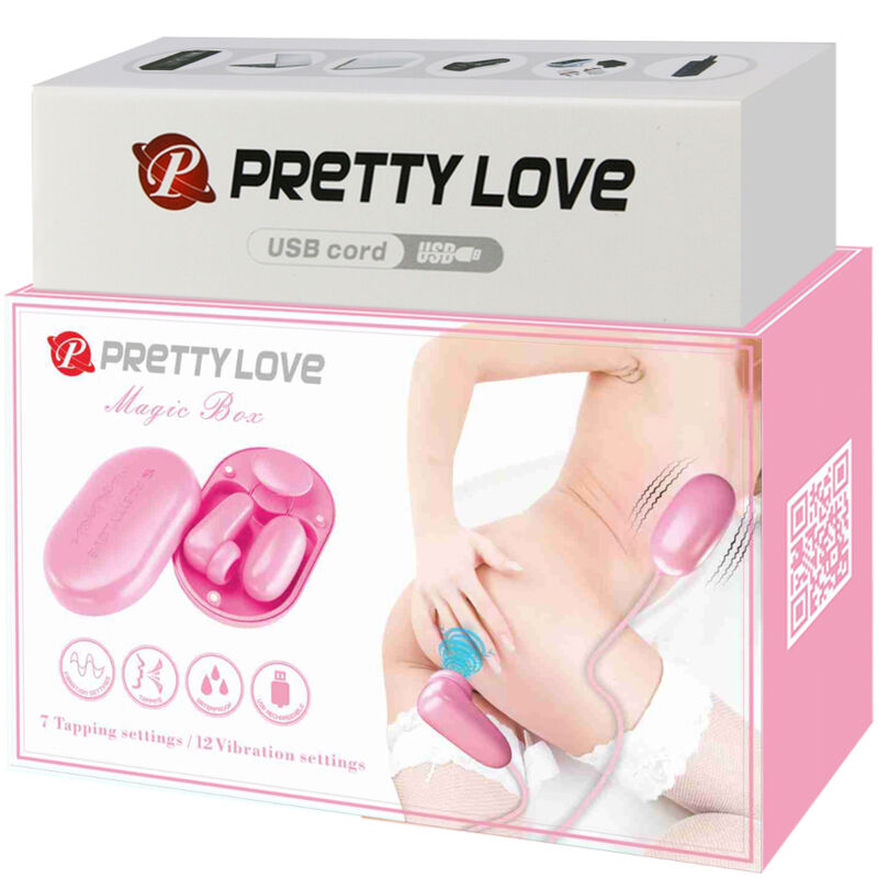 PRETTY LOVE - MAGIC BOX BULLET VIBRANT ET STIMULATEUR ROSE
