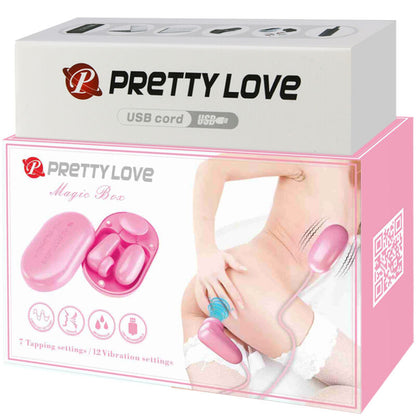 PRETTY LOVE - MAGIC BOX BULLET VIBRANT ET STIMULATEUR ROSE