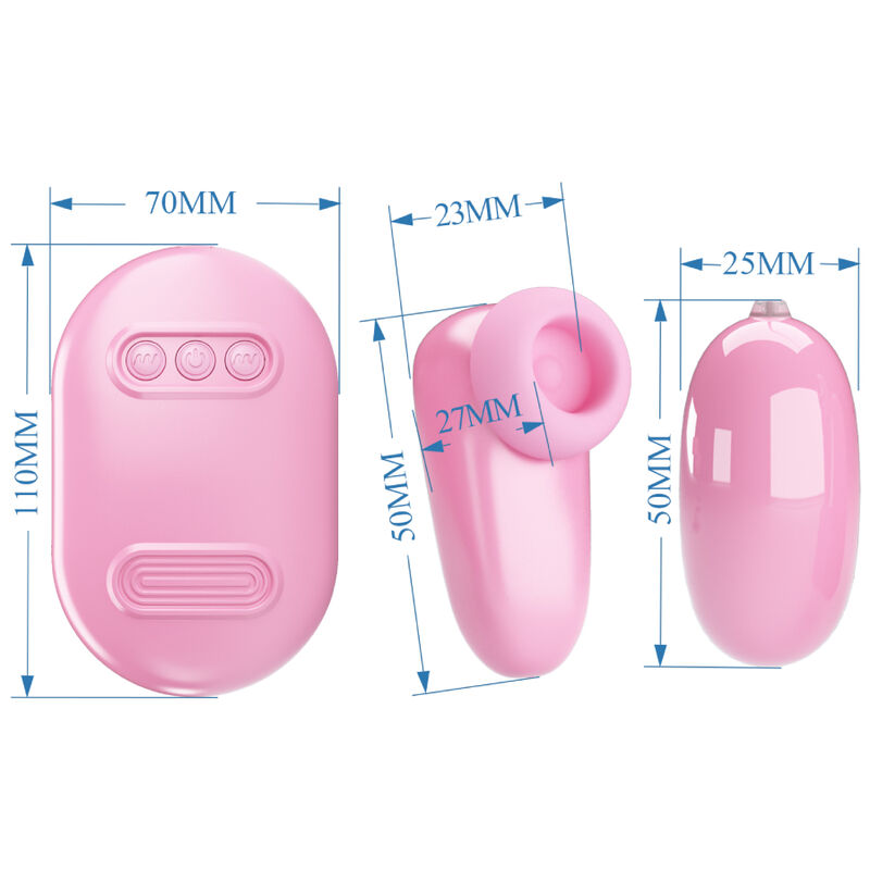 PRETTY LOVE - MAGIC BOX BULLET VIBRANT ET STIMULATEUR ROSE