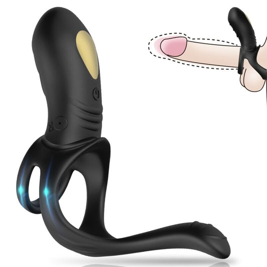 ARMONY - JOY JUMPER RINGVIBRATOR TIL PAR &amp; ANALSTIK SORT
