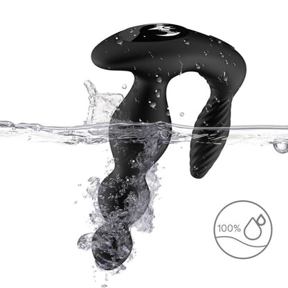 ARMONY - MANFUN VIBRATEUR &amp; STIMULATEUR PLUG ANAL TÉLÉCOMMANDE NOIR