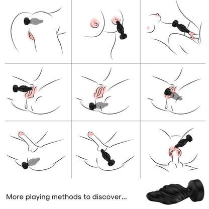 ARMONY - VIBRATEUR &amp; PLUG ANAL TÉLÉCOMMANDÉ NOIR