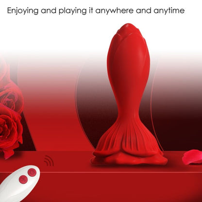 ARMONY - PINK VIBRATOR &amp; ANAL STIK LILLE FJERNBETJENING RØD