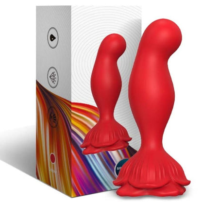 ARMONY - PINK VIBRATOR &amp; ANAL STIK FJERNBETJENING RØD