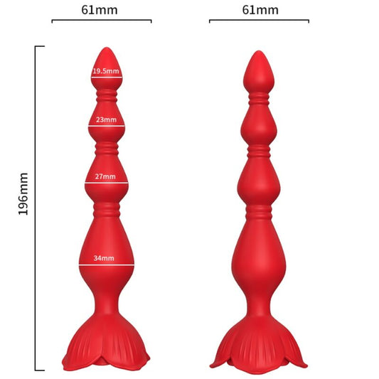 ARMONY - PINK VIBRATOR PAGODA &amp; ANAL STIK RØD
