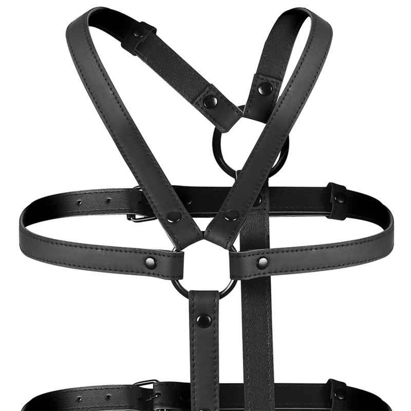 BONDAGE FÉTICHISME SOUMIS - HARNAIS RÉGLABLE TORSE ET BRAS