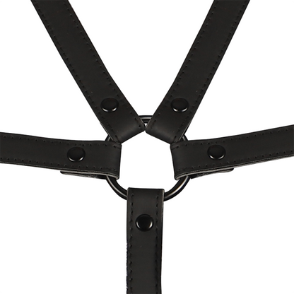BONDAGE FÉTICHISME SOUMIS - HARNAIS RÉGLABLE TORSE ET BRAS