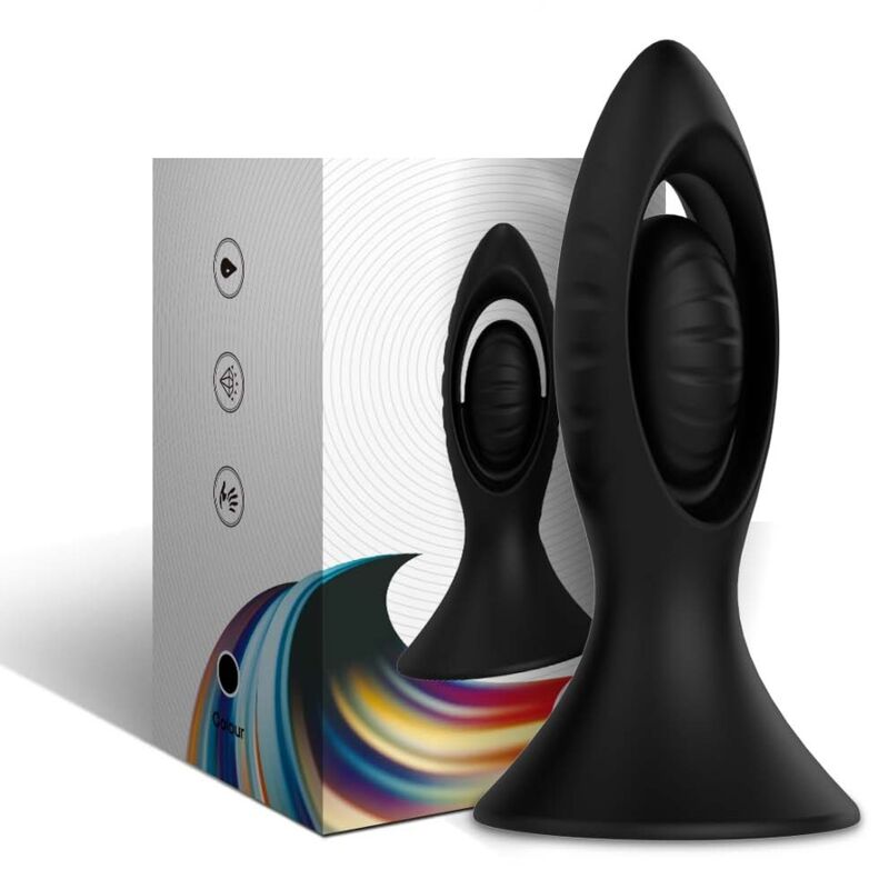 ARMONY - VIBRATOR &amp; ANAL STIK SILIKONE SORT