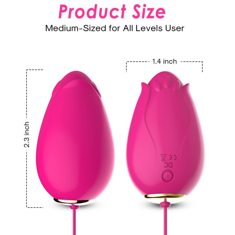 ARMONY - MANDALA ÆGVIBRATOR G-SPOT FJERNBETJENING FUCHSIA