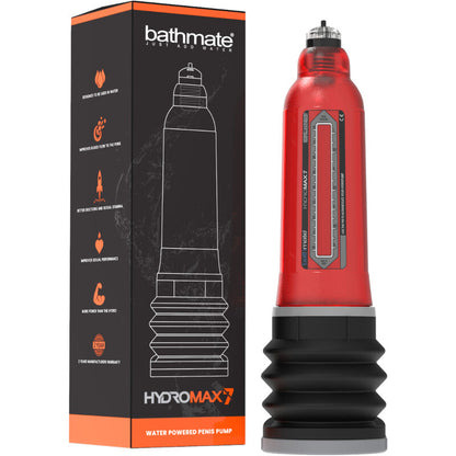 BATHMATE - HYDROMAX 7 RØD PENIS FORØGNINGSPUMPE