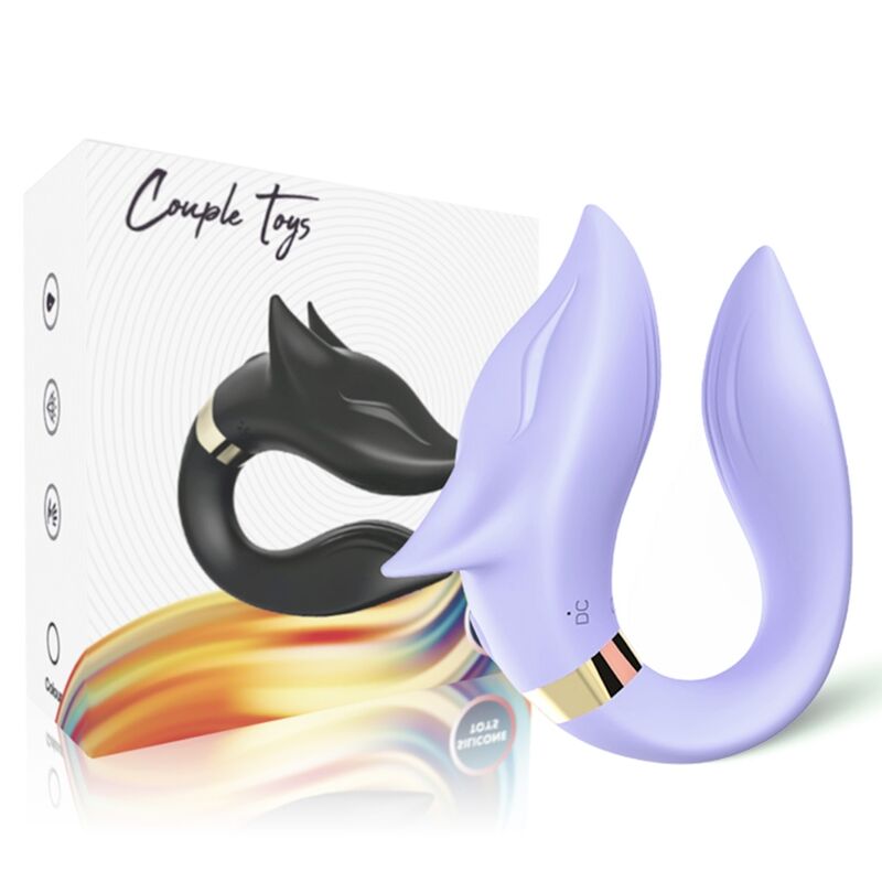 ARMONY - FOX VIBRATEUR POUR COUPLES TÉLÉCOMMANDE VIOLET