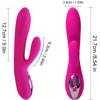 ARMONY - FLEKSIBEL VIBRATOR OG STIMULATOR MED FUCHSIA VARMEEFFEKT