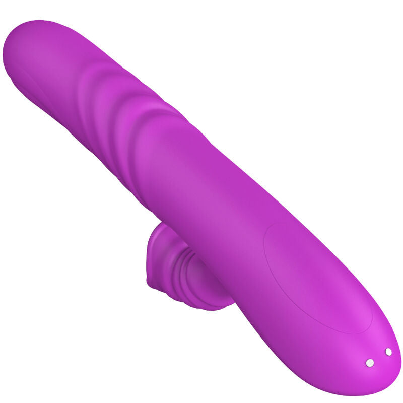ARMONY - ANGELIA MULTIFUNKTIONSVIBRATOR MED STIMULERENDE TUNGE VIOLET VARMEEFFEKT