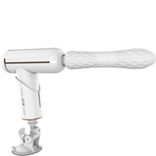ARMONY - FKING MASKINE JUSTERBAR &amp; AUTOMATISK VIBRATOR HVID
