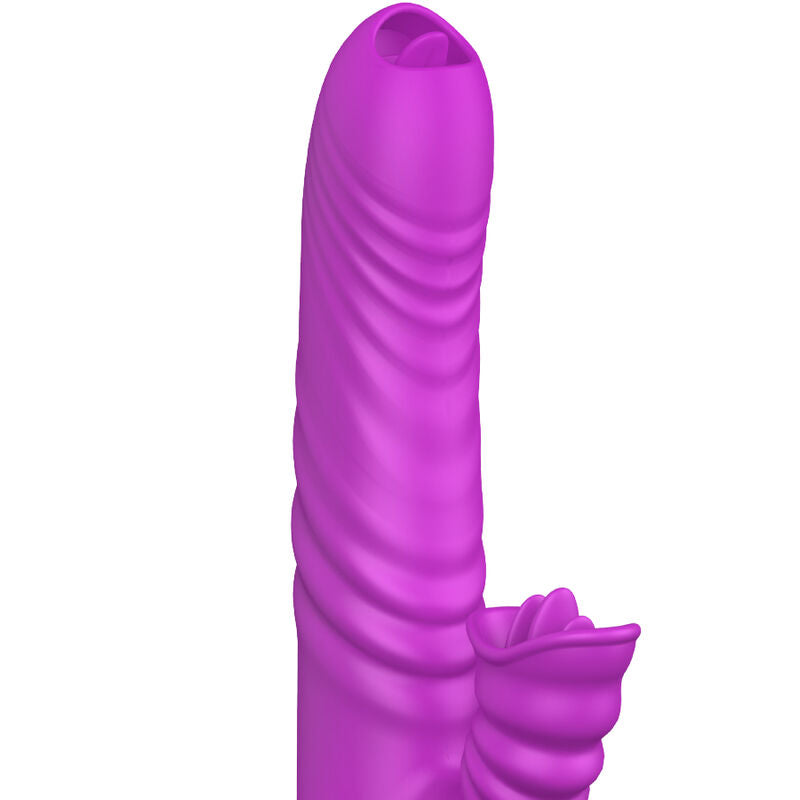 ARMONY - ANGELIA MULTIFUNKTIONSVIBRATOR DOBBELT TONG VIOLET VARMEEFFEKT
