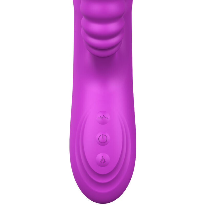 ARMONY - ANGELIA MULTIFUNKTIONSVIBRATOR DOBBELT TONG VIOLET VARMEEFFEKT