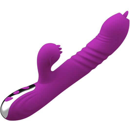 ARMONY - FAIRY MULTIFUNCTION VIBRATOR DOBBELT TONG VIOLET VARMEEFFEKT