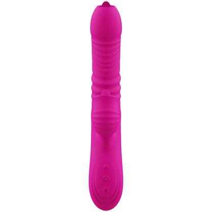 ARMONY - FANNY MULTIFUNKTIONER DOBBELT TUNGE VIBRATOR FUCHSIA VARMEEFFEKT
