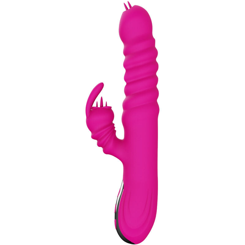 ARMONY - KANIN DOBBELT TONG MULTIFUNKTIONSVIBRATOR FUCHSIA VARMEEFFEKT