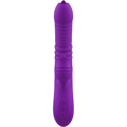 ARMONY - FULDSTÆNDIG G PLETKINVIBRATOR MED STIMULERENDE TUNGEVIOLET VARMEEFFEKT