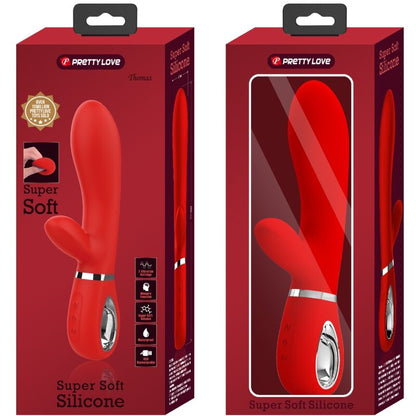 PRETTY LOVE - THOMAS VIBRATEUR MULTIFONCTION POINT G ROUGE