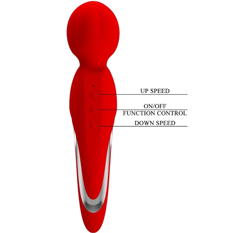 PRETTY LOVE - WALTER VIBRATEUR WAND ROUGE