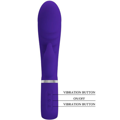 PRETTY LOVE - PRESCOTT MULTIFUNCTIONS G-SPOT VIBRATOR LILLA