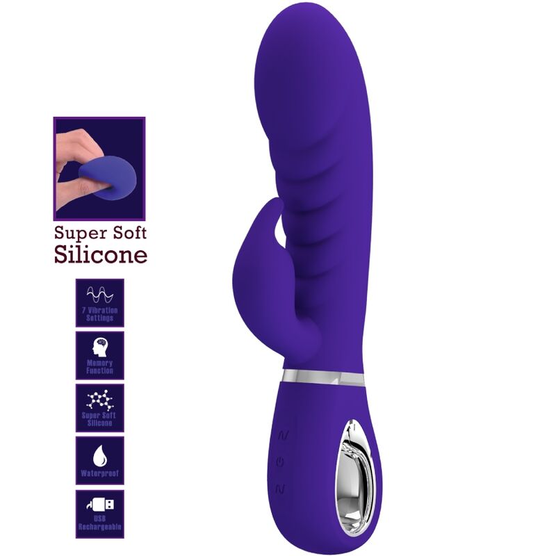 PRETTY LOVE - PRESCOTT MULTIFUNCTIONS G-SPOT VIBRATOR LILLA