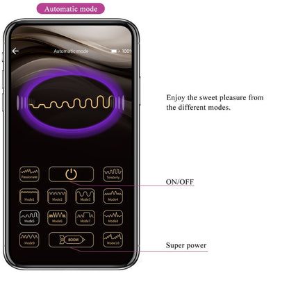 PRETTY LOVE - CATALINA VIBRATEUR TÉLÉCOMMANDE APPLI VIOLET