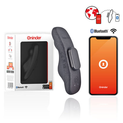 ONINDER - MANILA PANTY VIBRATEUR RECHARGEABLE 9 VITESSES 9,6 CM X 2,6 CM - APPLICATION GRATUITE