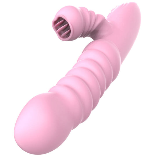 ARMONY - VIBRATOR MULTIFUNKTION MED STIMULERENDE TUNGE VARMEEFFEKT PINK
