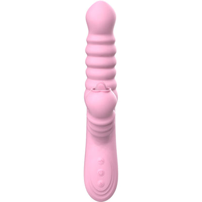 ARMONY - VIBRATOR MULTIFUNKTION MED STIMULERENDE TUNGE VARMEEFFEKT PINK