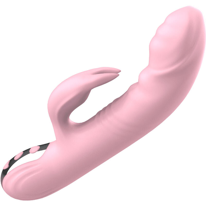 ARMONY - VIBRATEUR LAPIN À DOIGTS COMPLETS EFFET CHALEUR ROSE