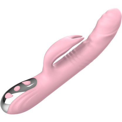 ARMONY - VIBRATEUR LAPIN À DOIGTS COMPLETS EFFET CHALEUR ROSE