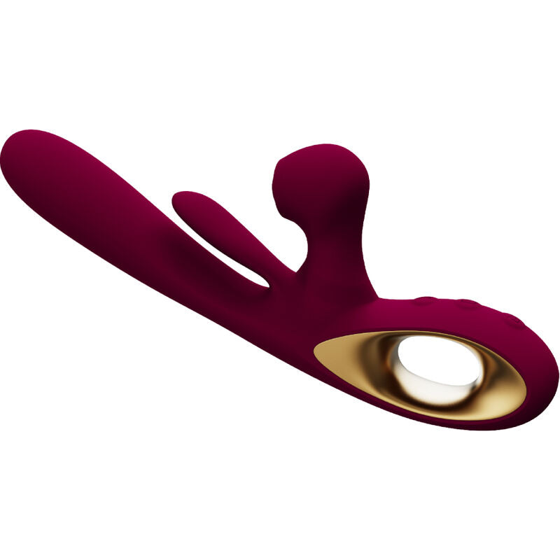 ARMONY - VIBRATEUR IMPACT SWING &amp; DOUBLE STIMULATEUR MODÈLE 1 BOURGOGNE